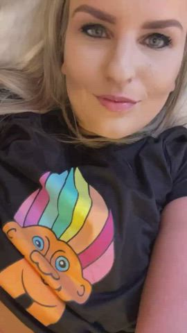 Come play with my mom boobs, they are lots of fun