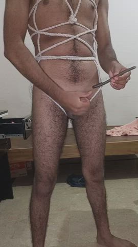 ball tying is beautiful, but body play is something else 🤤🤤