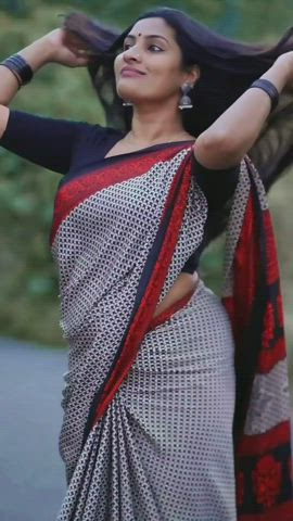brunette curvy indian gif