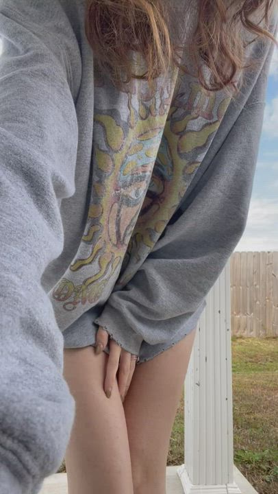 Was enjoying the nice weather today