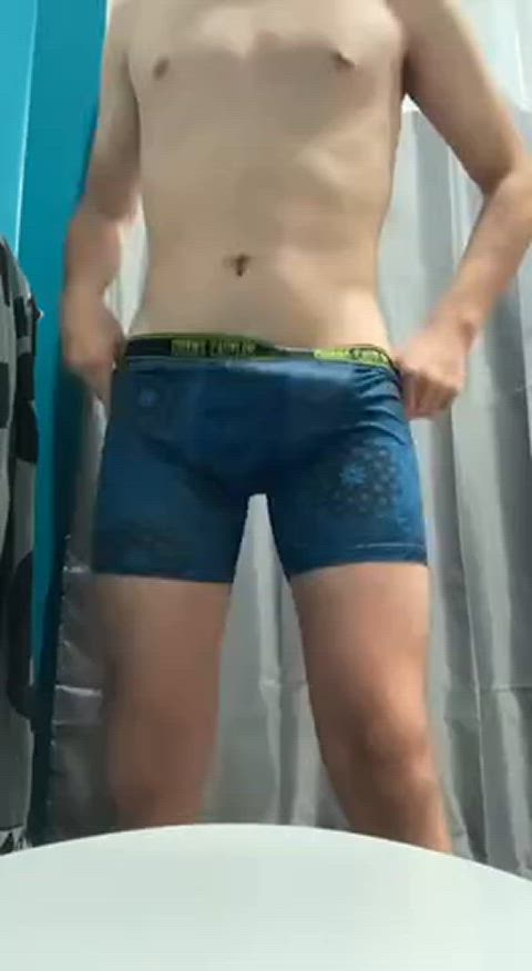 cum cumshot gay hands free hands-free uncircumcised gif