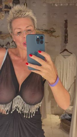 Boobs MILF Mature gif