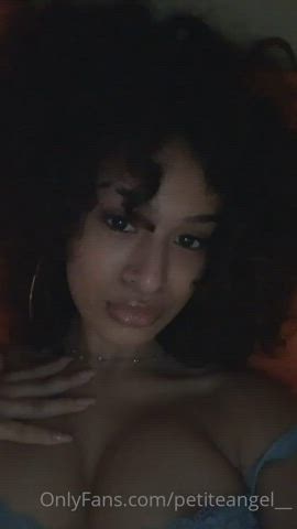 ebony petite tits gif