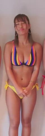 Asian Big Tits Bikini gif