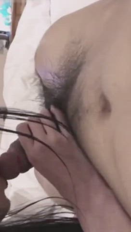 Asian slut drains her customer balls