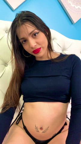 amateur anal dildo erotic latina skinny squirting tattoo teen gif