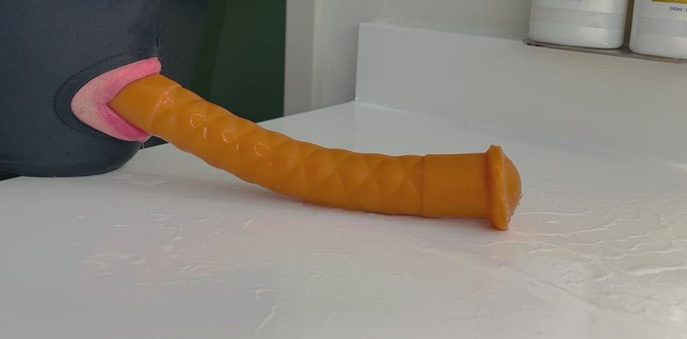 dildo gay swallowing gif