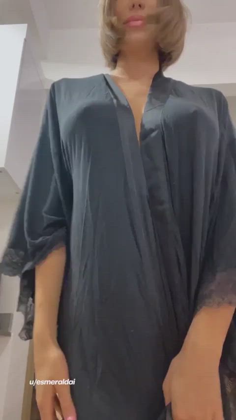 busty curvy fake tits reveal slim tight pussy torpedo tits gif