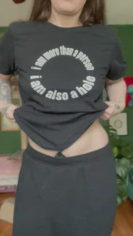 amateur boobs curvy flashing freshie juice homemade hotwife milf thick tits gif