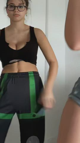 Big Tits Bouncing Tits Natural Tits Teen TikTok gif