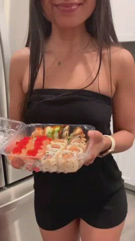 Asian Food Fetish Nude Small Tits TikTok gif