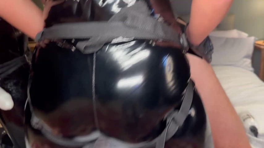 femdom fitfemdom pegging gif