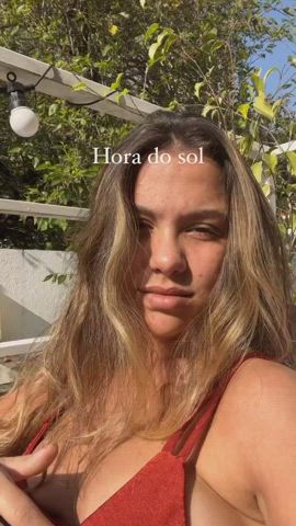 bra brazilian brunette gif