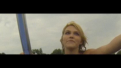 Out of the water