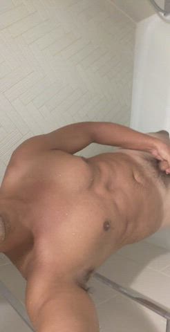 Body Cock Jerk Off Shower gif
