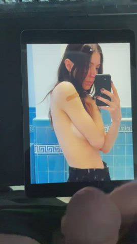 celebrity cumshot tribute gif