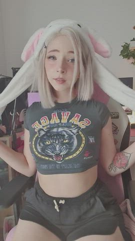 Ahegao Drooling Tongue Fetish gif