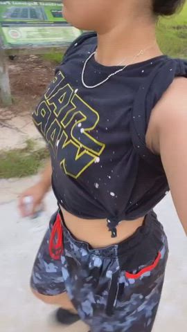ass booty gamer girl jiggling nerd thick tits turkish gif
