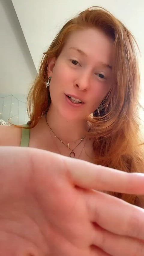 big tits boobs redhead tits gif
