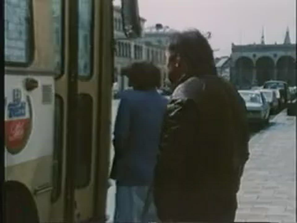 Vintage German bus blowjob