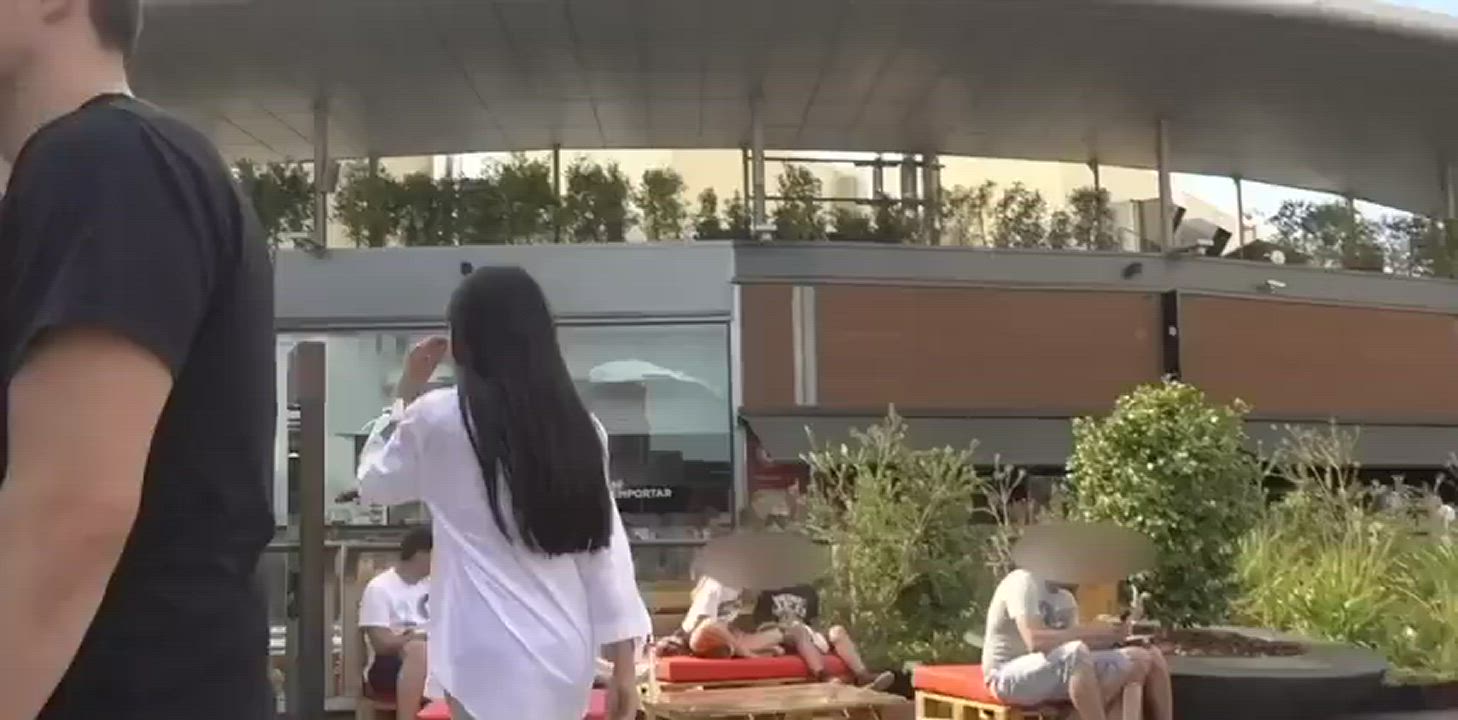 TittyDrop in public (know her?)