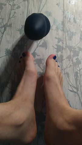 Feet Femboy Footjob gif