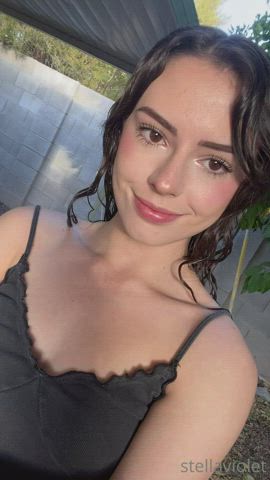 boobs outdoor teen gif