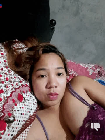 asian big tits cute filipina tease gif