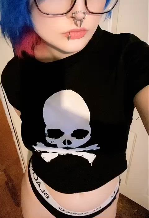 alt alternative bbc bbc slut blacked egirl emo goth solo teen gif