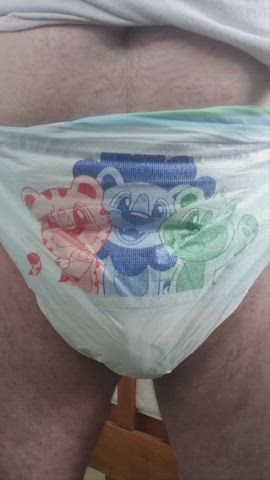 diaper femboy peeing gif