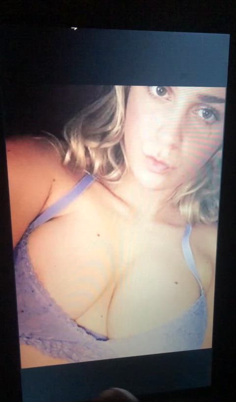 big tits bra cum cum on tits cumshot masturbating natural tits roommate selfie tribute