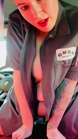 Car Sex Outdoor Tits gif