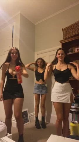 tiktok tits white girl gif