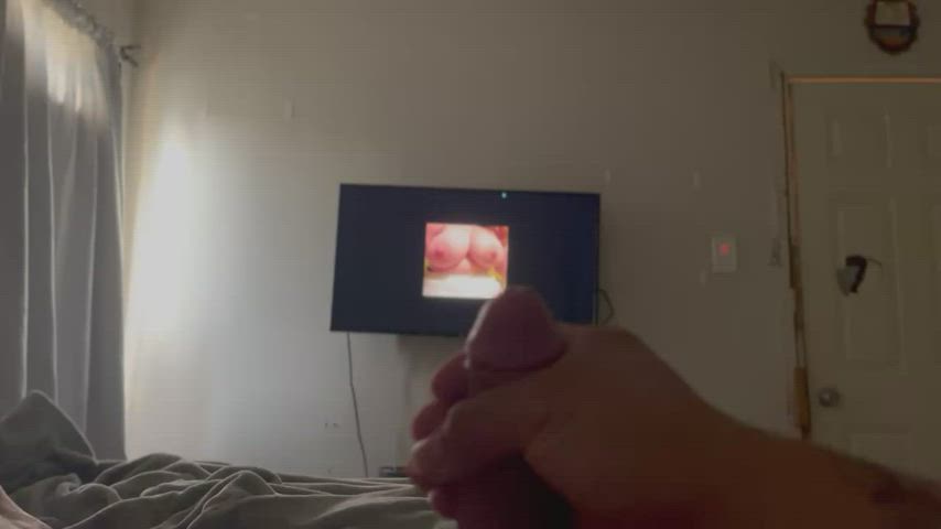 big dick cumshot male masturbation gif