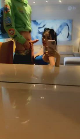 blowjob teen tits gif