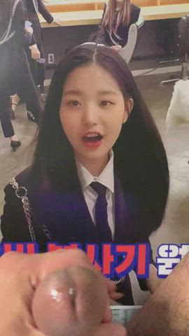 cum in mouth cumshot cute kissing korean gif