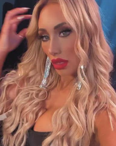 Big Tits Blonde Wrestling gif