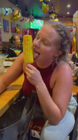 With coworkers at Chilis