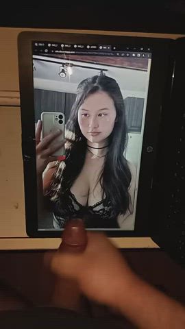 asian big tits cum cumshot facial tribute gif