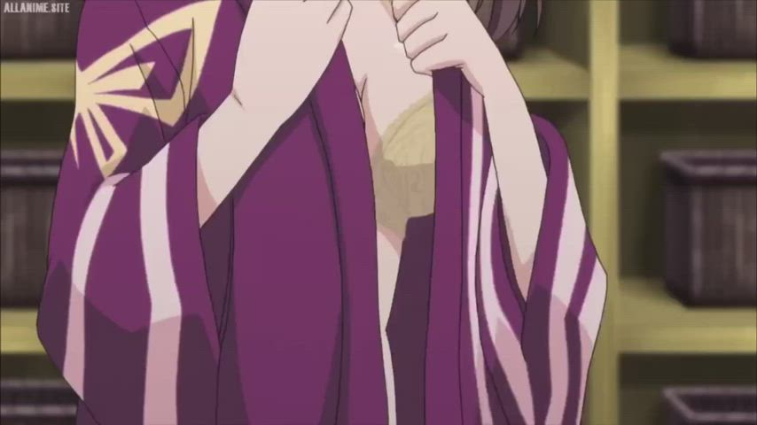 Female fun at Onsen [Oretachi ni Tsubasa wa Nai OVA]