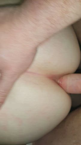 anal bwc homemade hotwife wife gif