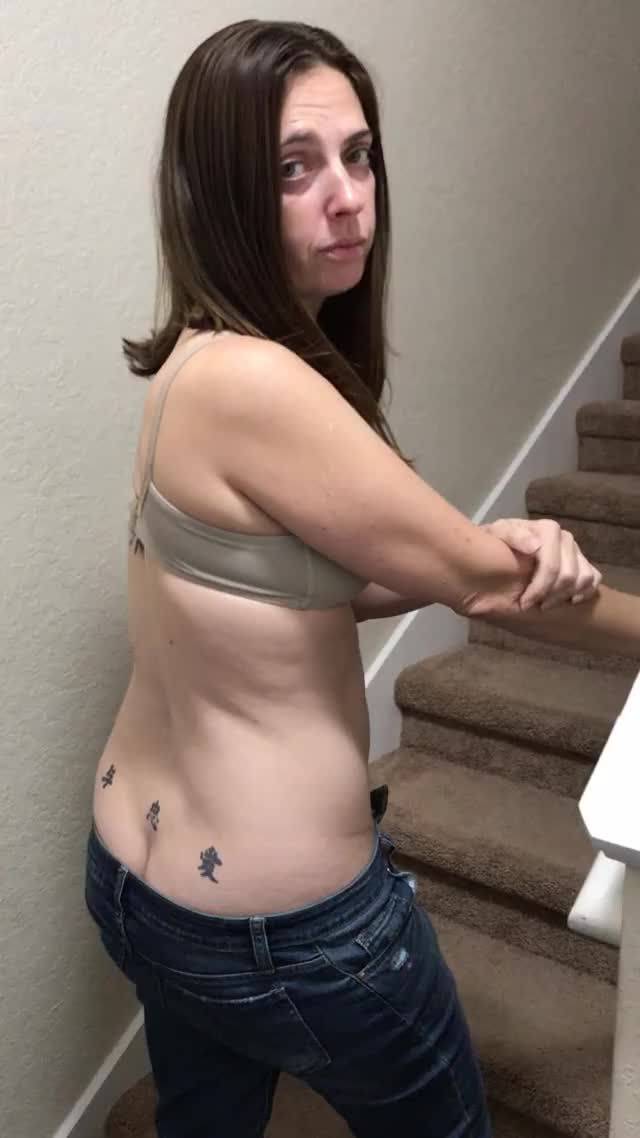 Up the stairs