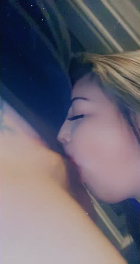 big dick choking cock milf sucking gif