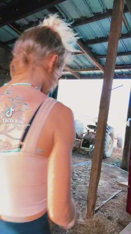 amateur blonde boobs homemade nsfw solo tiktok tits gif