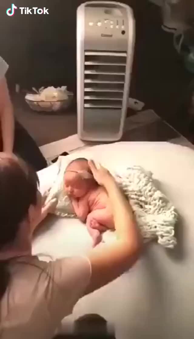 Nice baby photoshoot scene