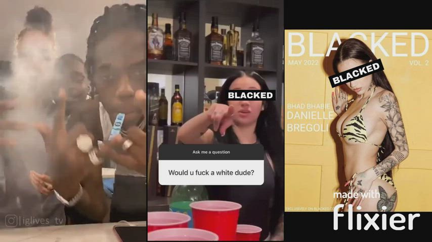 Bhad Bhabie doesn't like white guys, maybe she'll let you watch if you're lucky