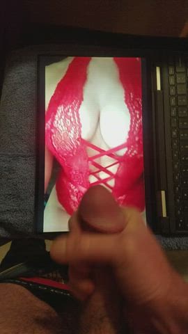 Cum Tits Tribute gif