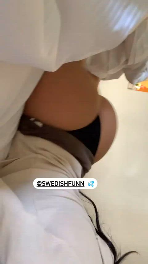 swedish irish bubble butt fake ass ass shaking twerking gif