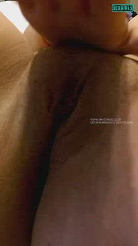 fingering milf pussy shaved pussy gif