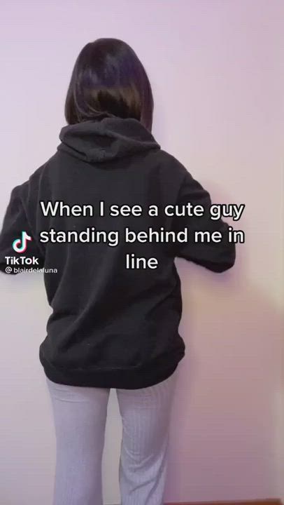 Cute Teen TikTok gif